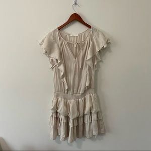 Mustard seed off white flowy dress